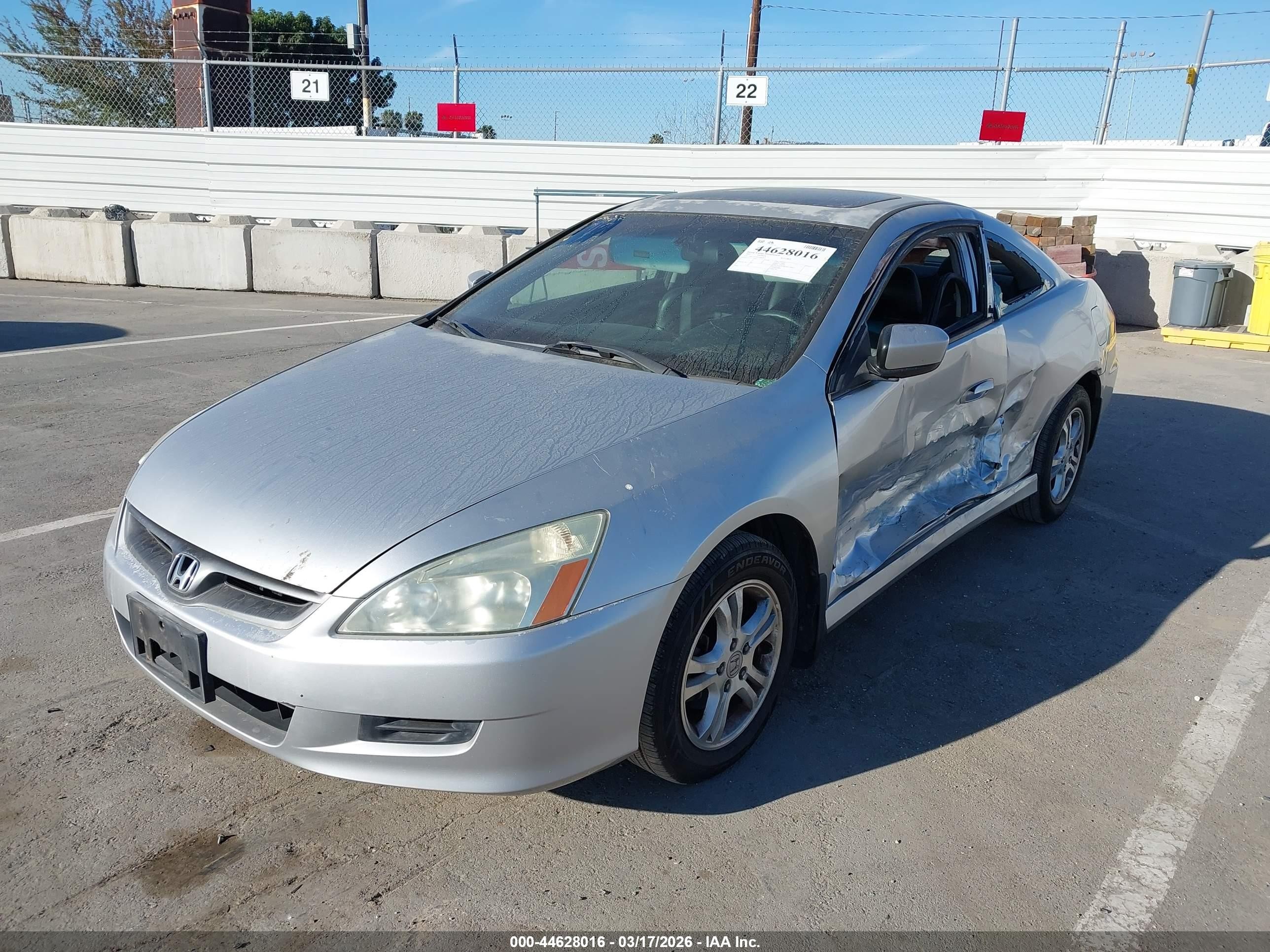 2007 Honda Accord 2.4 Ex Silver vin: 1HGCM72687A007859