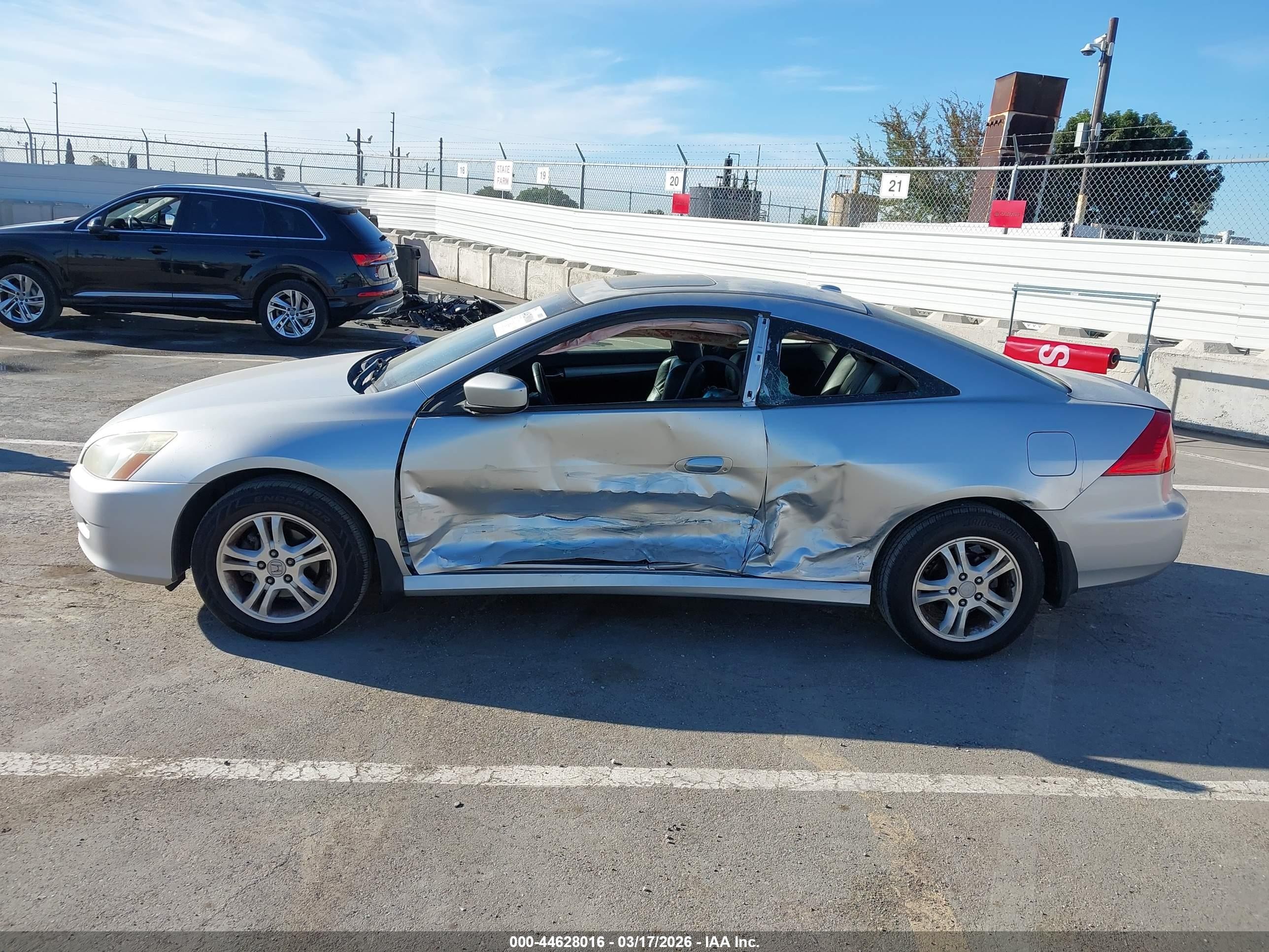 2007 Honda Accord 2.4 Ex Silver vin: 1HGCM72687A007859