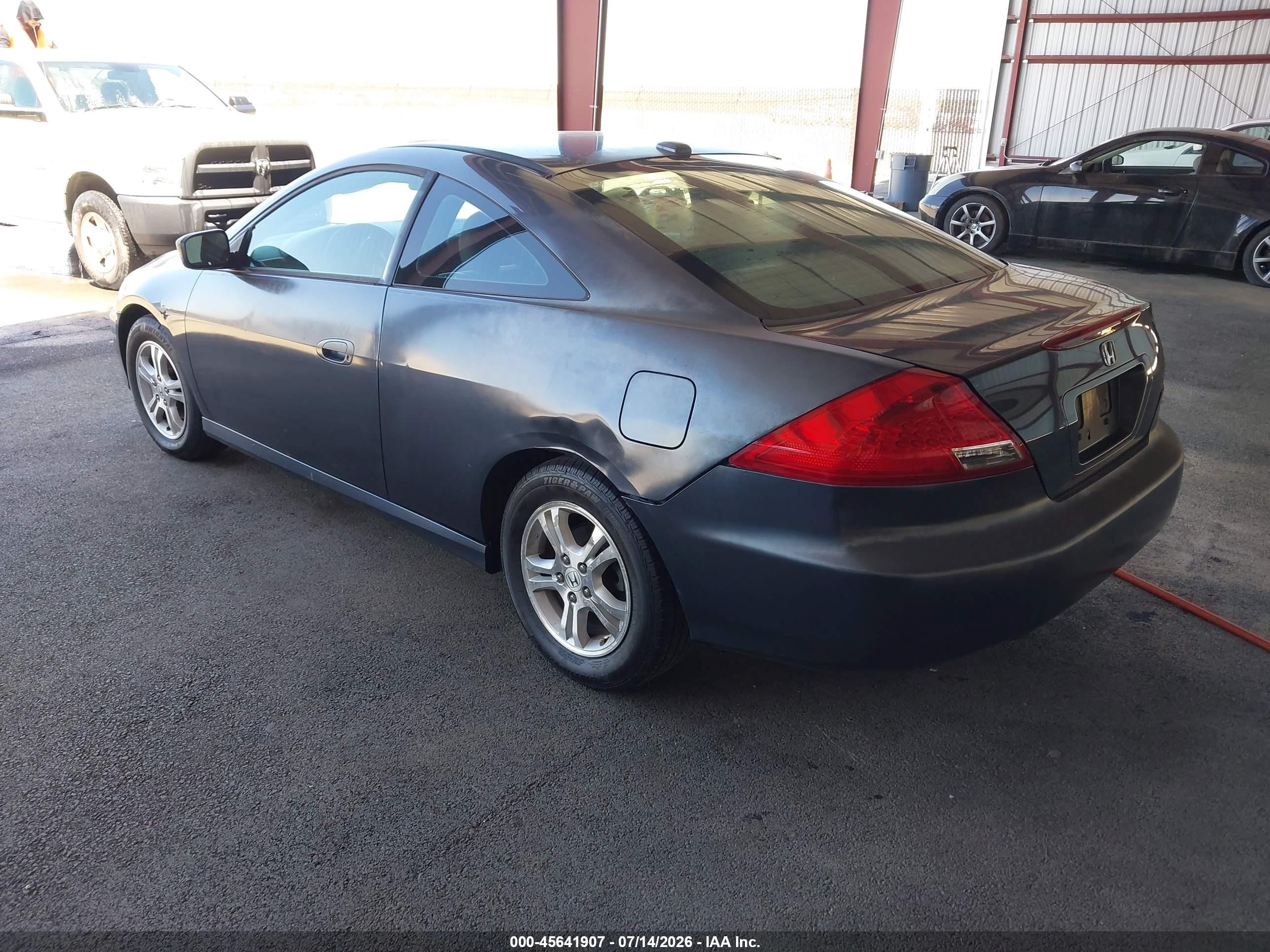 2007 Honda Accord 2.4 Ex Черный vin: 1HGCM72687A011992