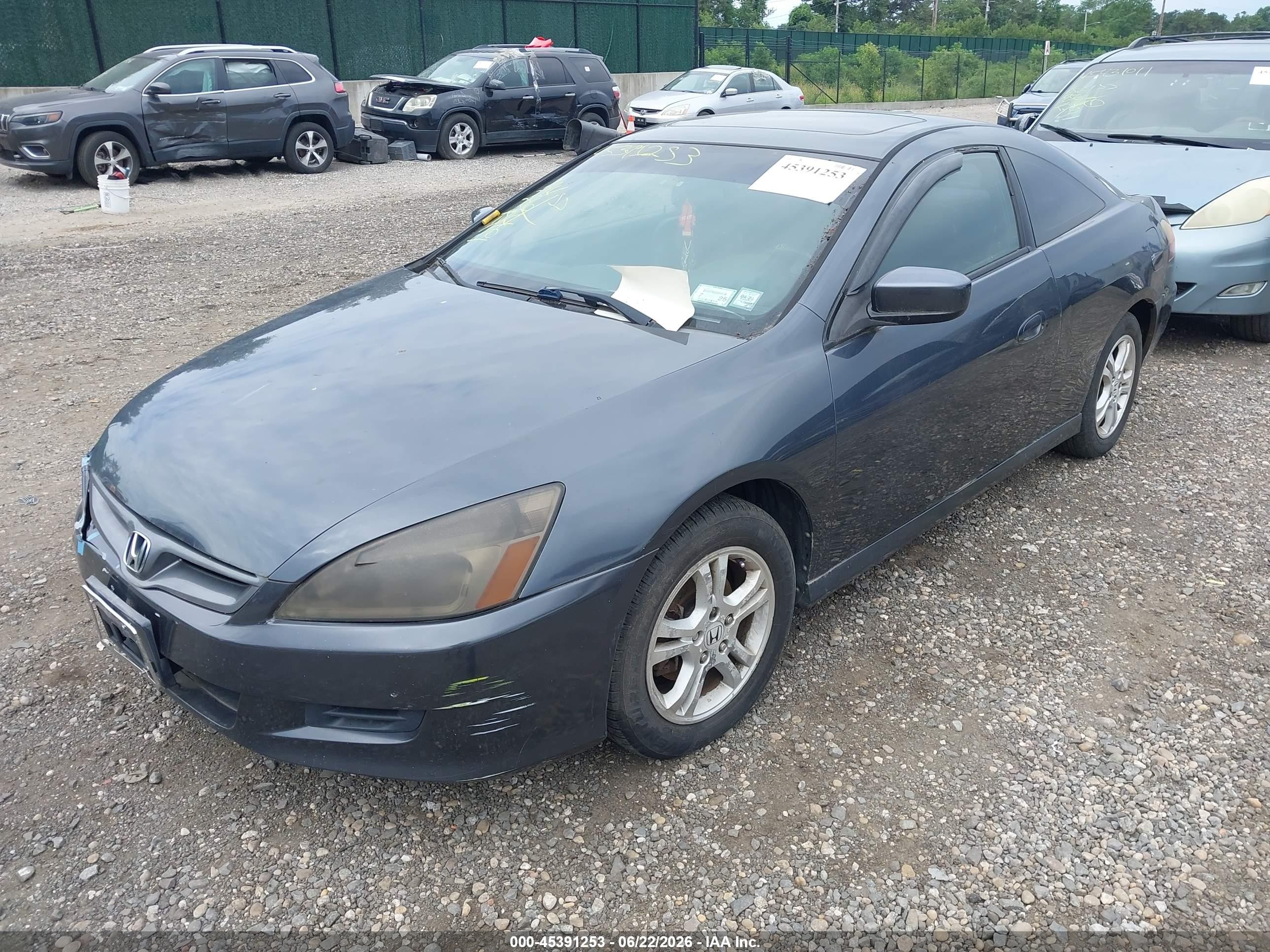 2007 Honda Accord 2.4 Ex Серый vin: 1HGCM72687A021647