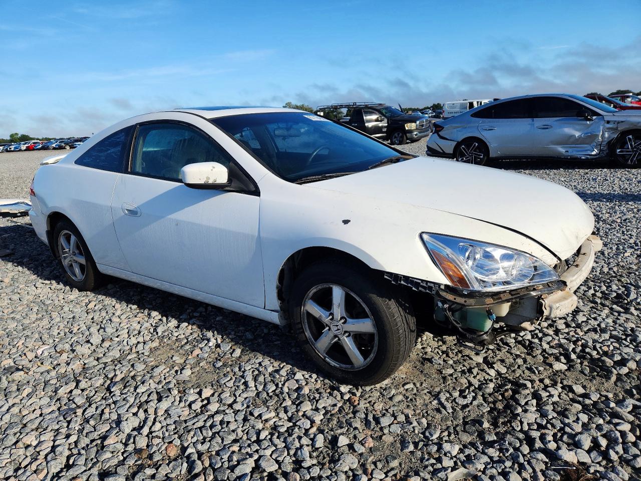 2003 Honda Accord Ex Белый vin: 1HGCM72693A028598