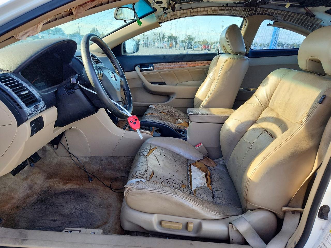 2003 Honda Accord Ex Белый vin: 1HGCM72693A028598