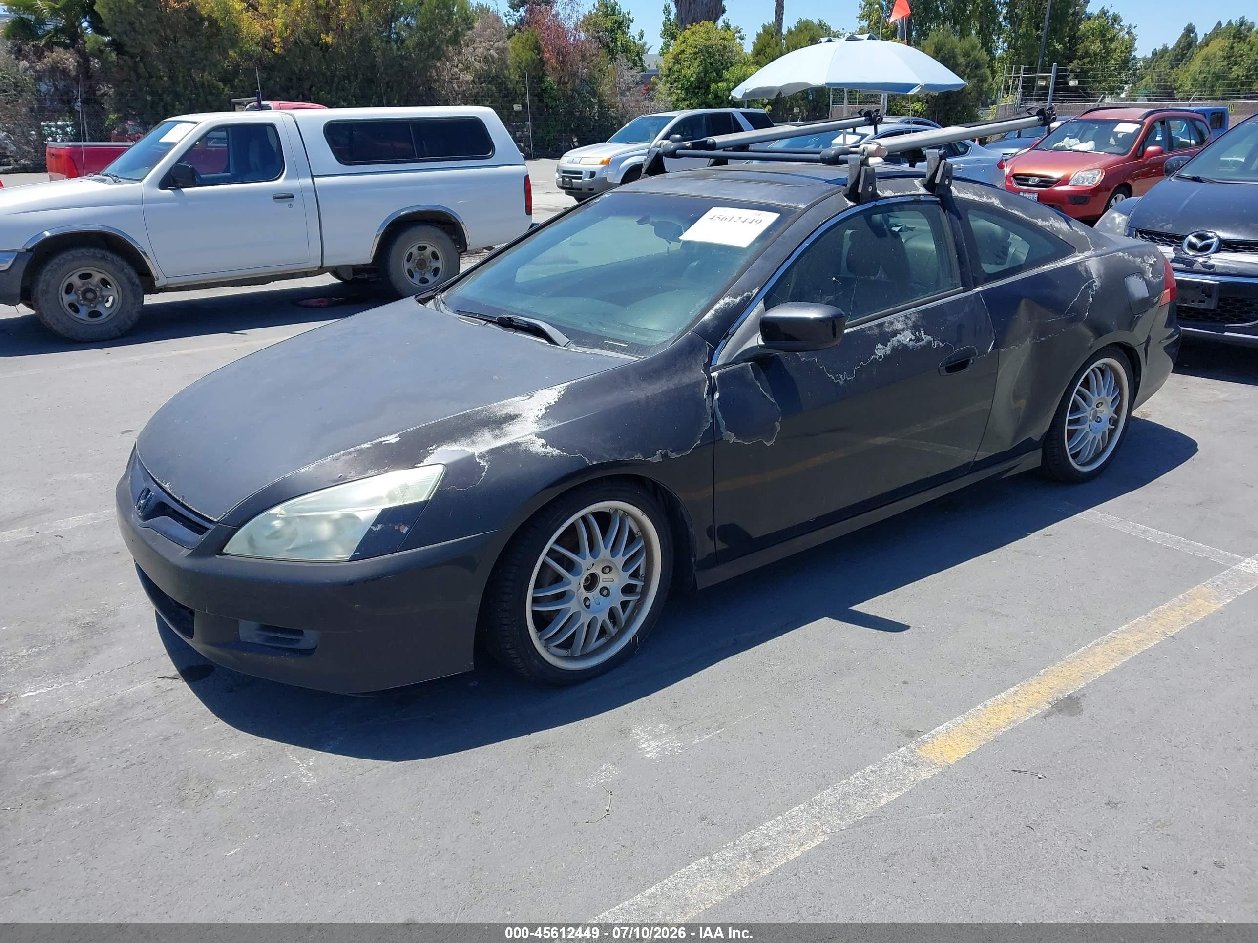 2006 Honda Accord 2.4 Ex Black vin: 1HGCM72696A000207