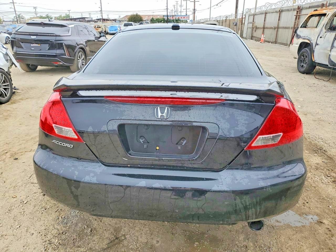 2007 Honda Accord Ex Black vin: 1HGCM72697A023410