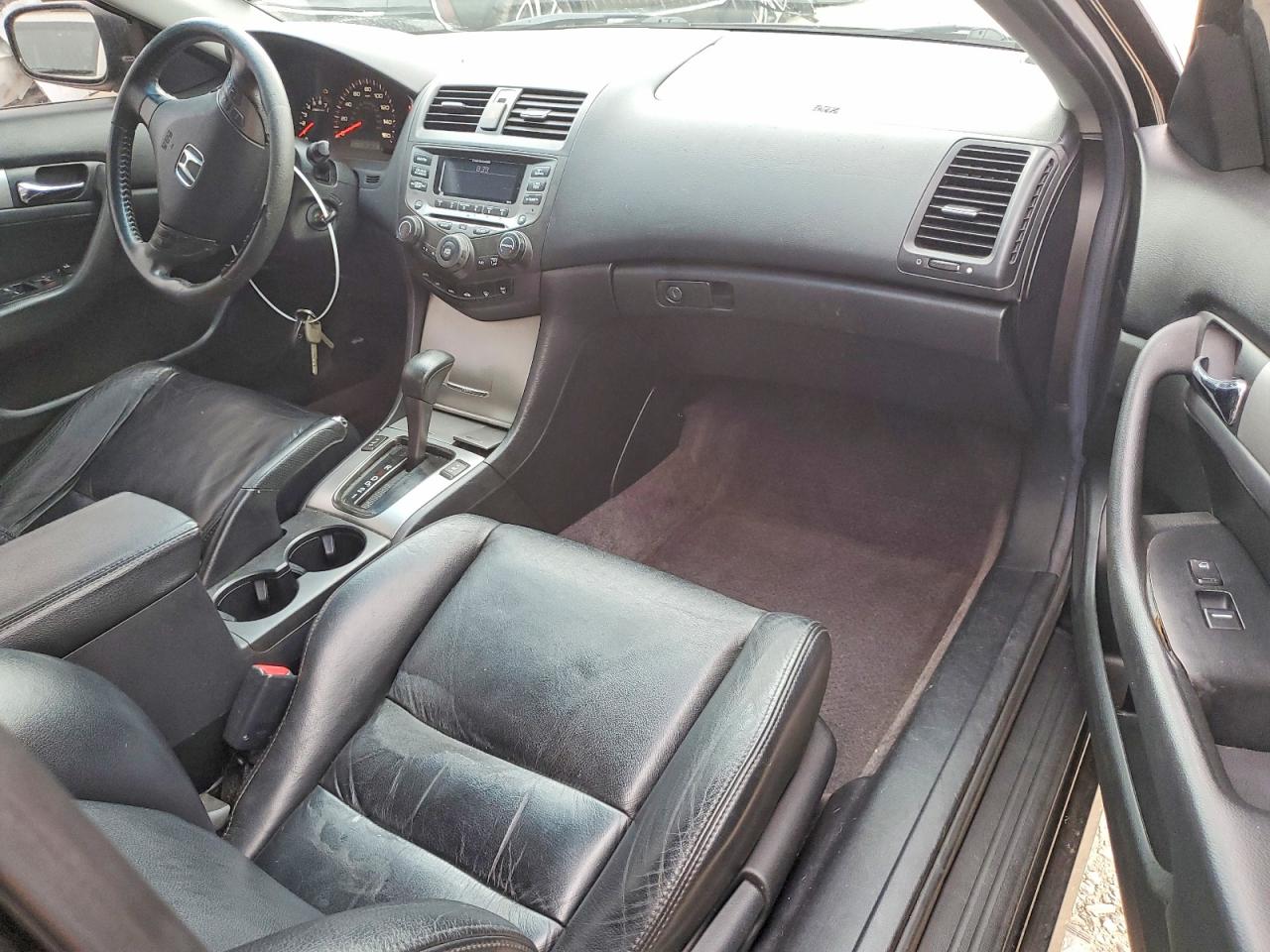 2007 Honda Accord Ex Black vin: 1HGCM72697A023410