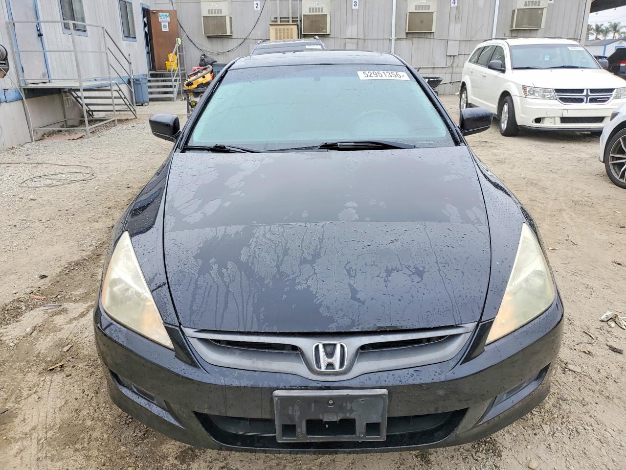 2007 Honda Accord Ex Black vin: 1HGCM72697A023410