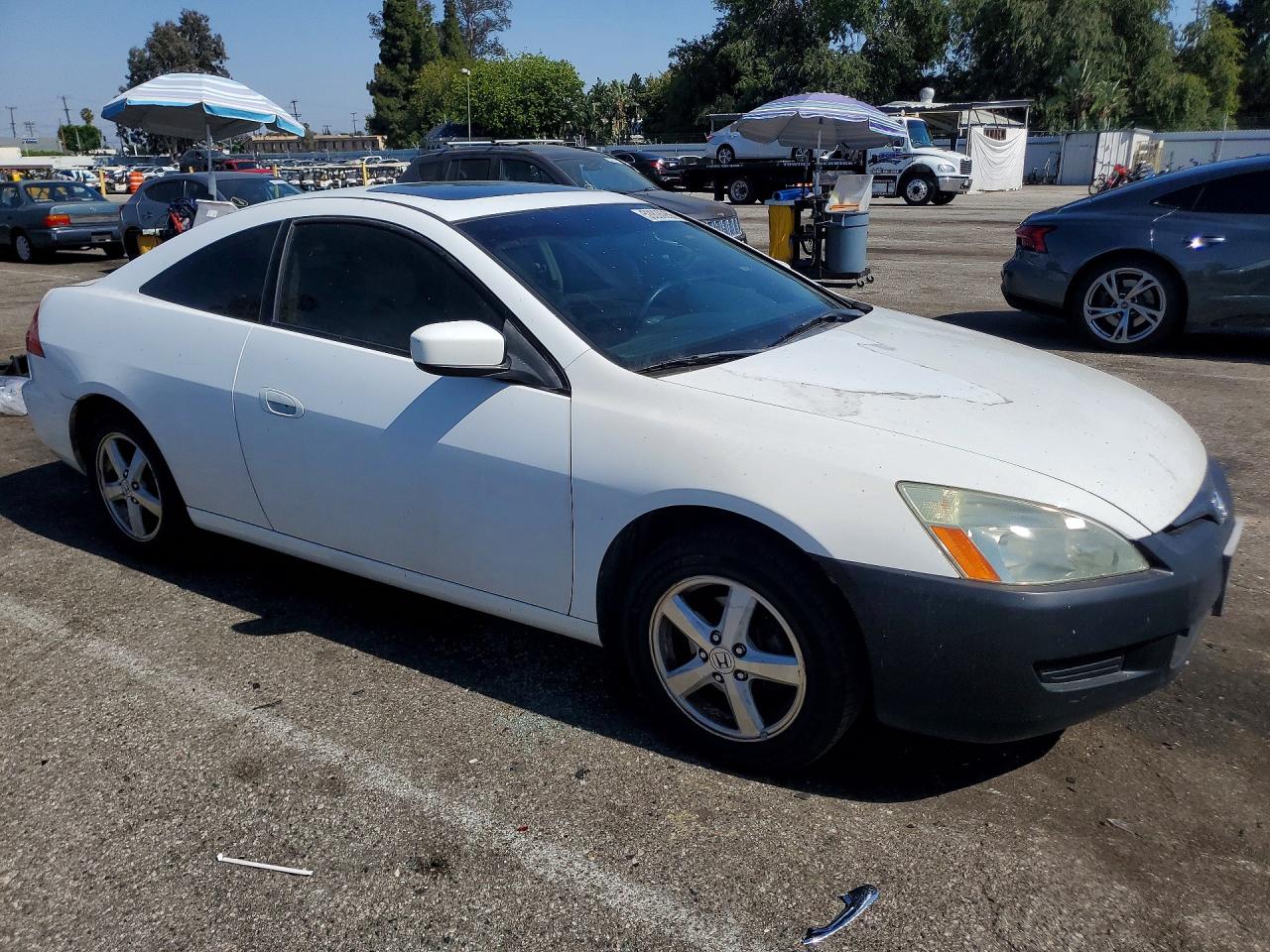 2003 Honda Accord Ex Белый vin: 1HGCM726X3A026617
