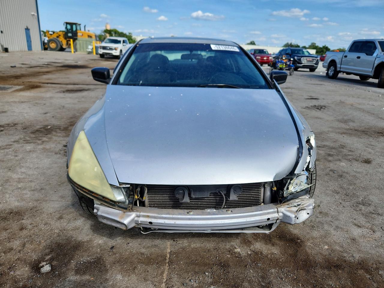 2004 Honda Accord Ex Silver vin: 1HGCM726X4A014646