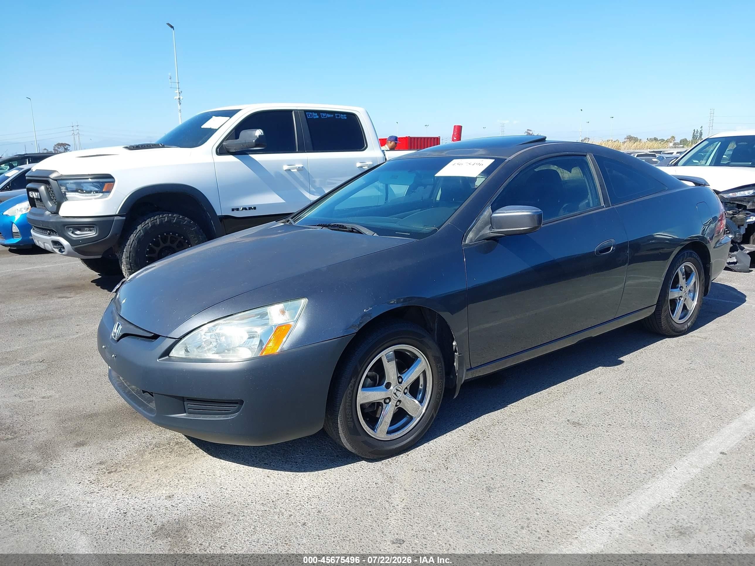 2005 Honda Accord 2.4 Ex Gray vin: 1HGCM726X5A008041