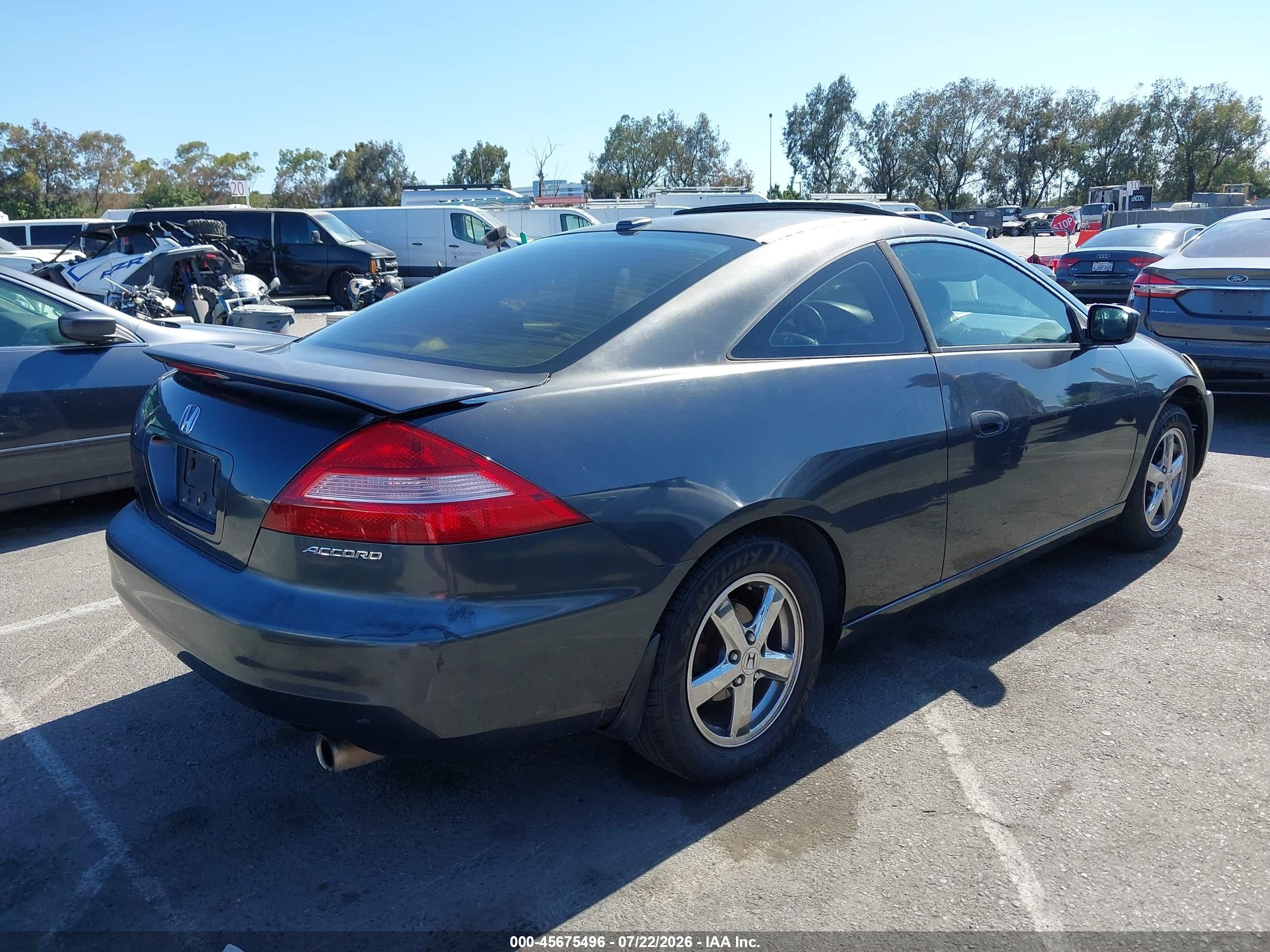 2005 Honda Accord 2.4 Ex Gray vin: 1HGCM726X5A008041