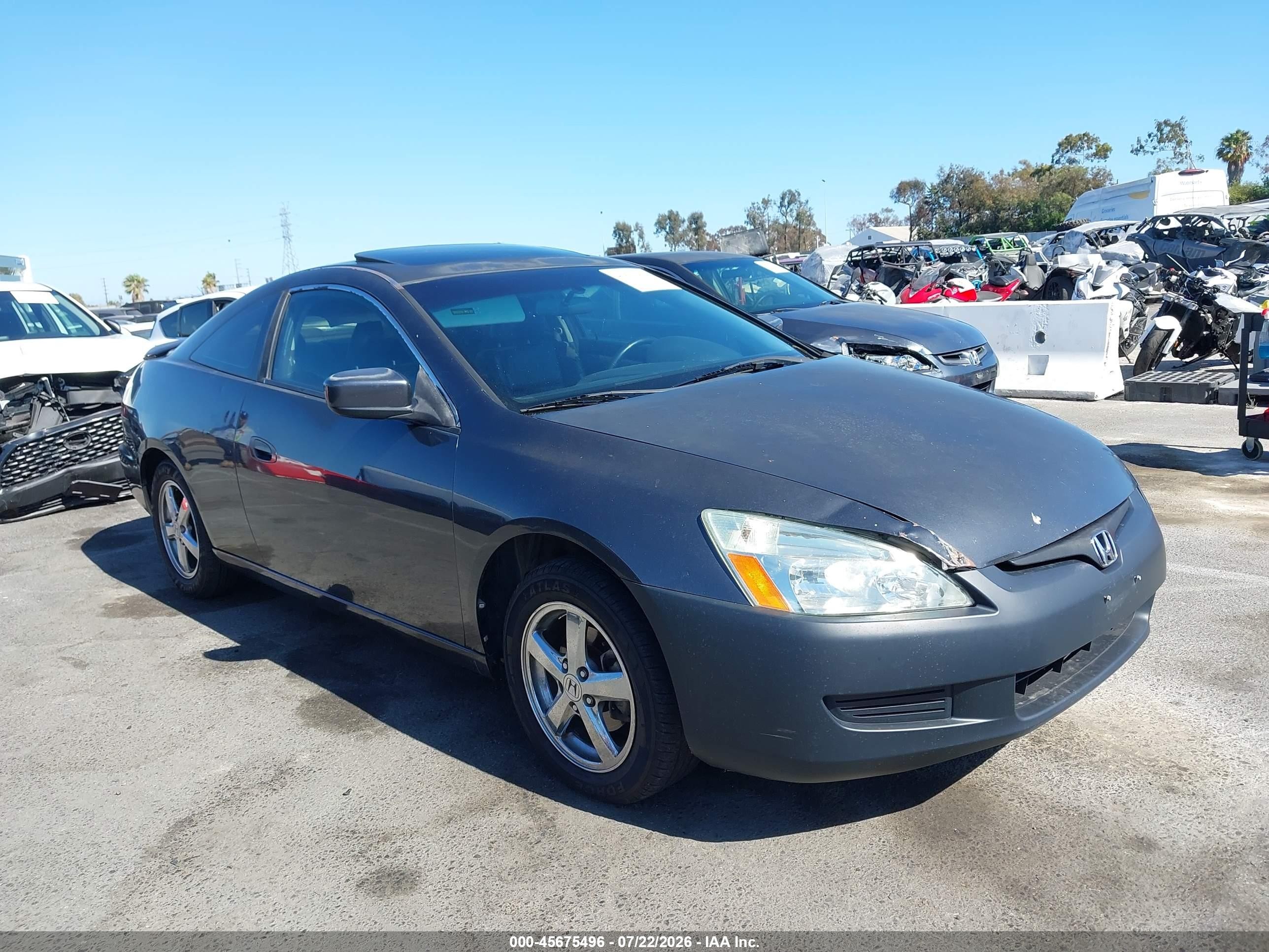 2005 Honda Accord 2.4 Ex Gray vin: 1HGCM726X5A008041