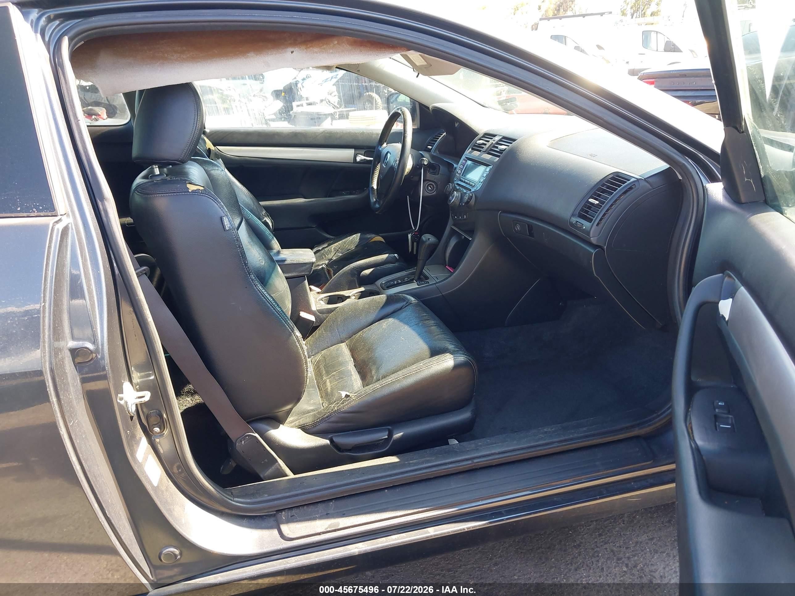 2005 Honda Accord 2.4 Ex Gray vin: 1HGCM726X5A008041