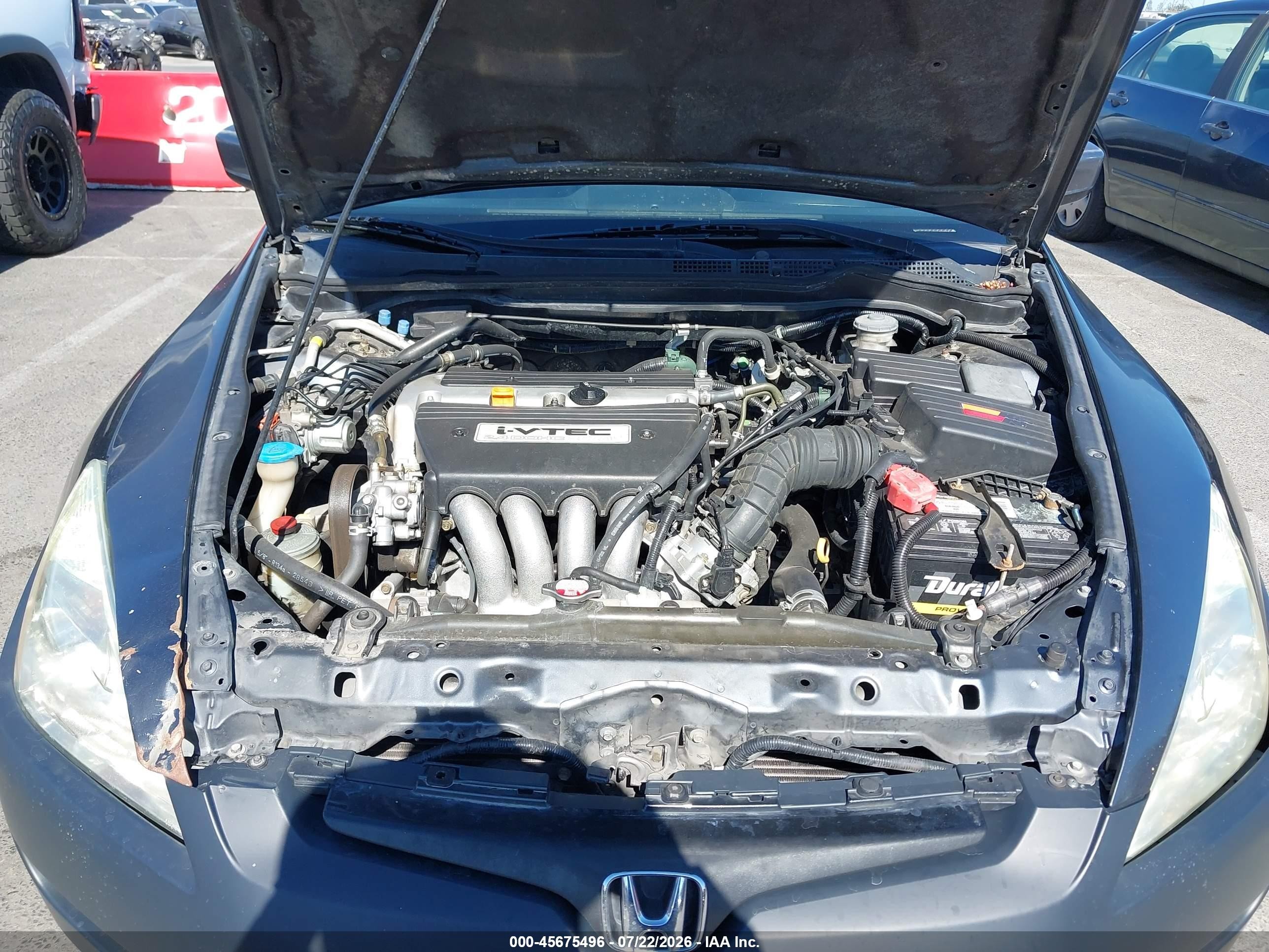 2005 Honda Accord 2.4 Ex Gray vin: 1HGCM726X5A008041