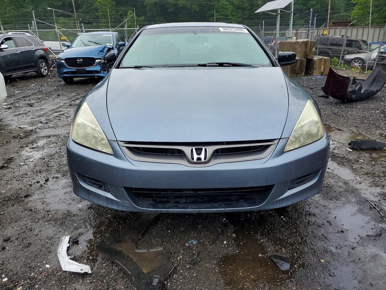 2006 Honda Accord Ex Blue vin: 1HGCM726X6A017470