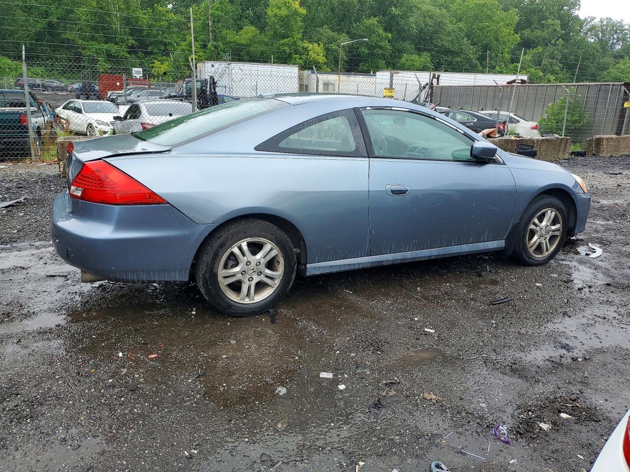 2006 Honda Accord Ex Blue vin: 1HGCM726X6A017470