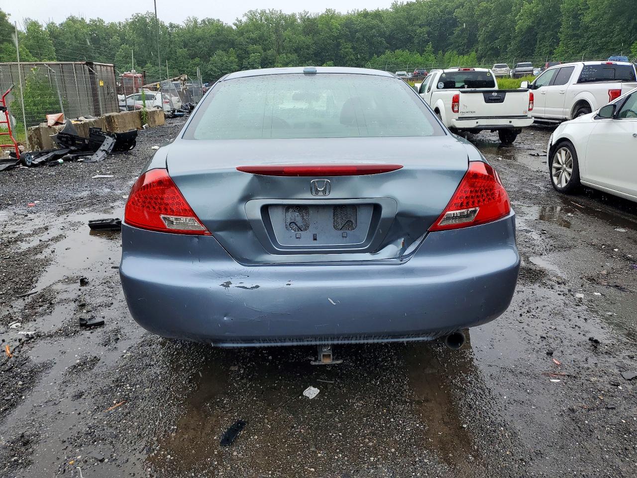 2006 Honda Accord Ex Blue vin: 1HGCM726X6A017470