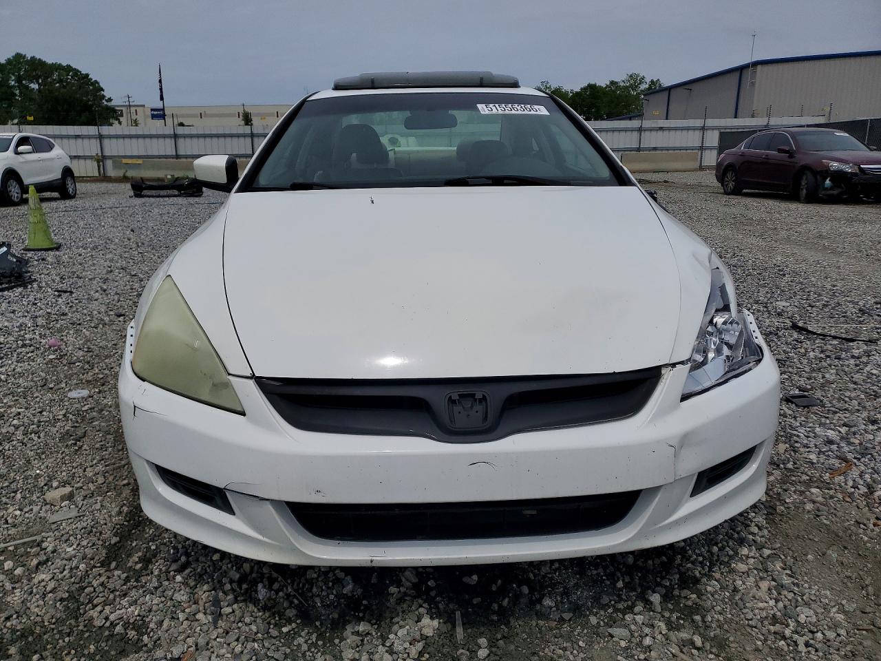 2006 Honda Accord Ex White vin: 1HGCM726X6A020417