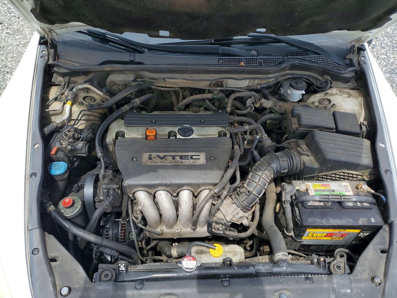 2006 Honda Accord Ex White vin: 1HGCM726X6A020417