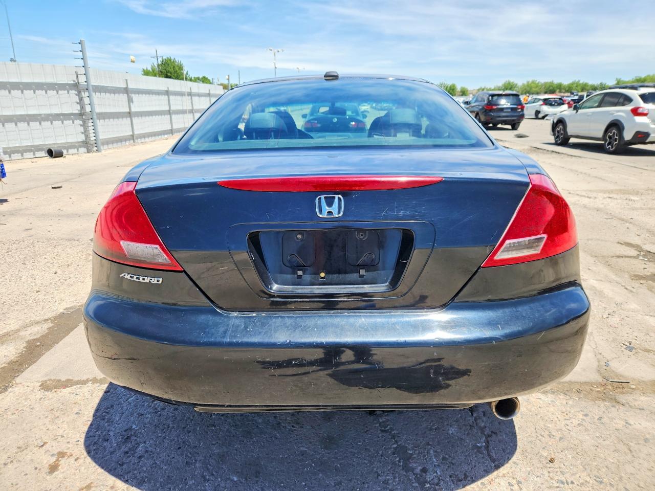 2007 Honda Accord Ex Black vin: 1HGCM726X7A006213