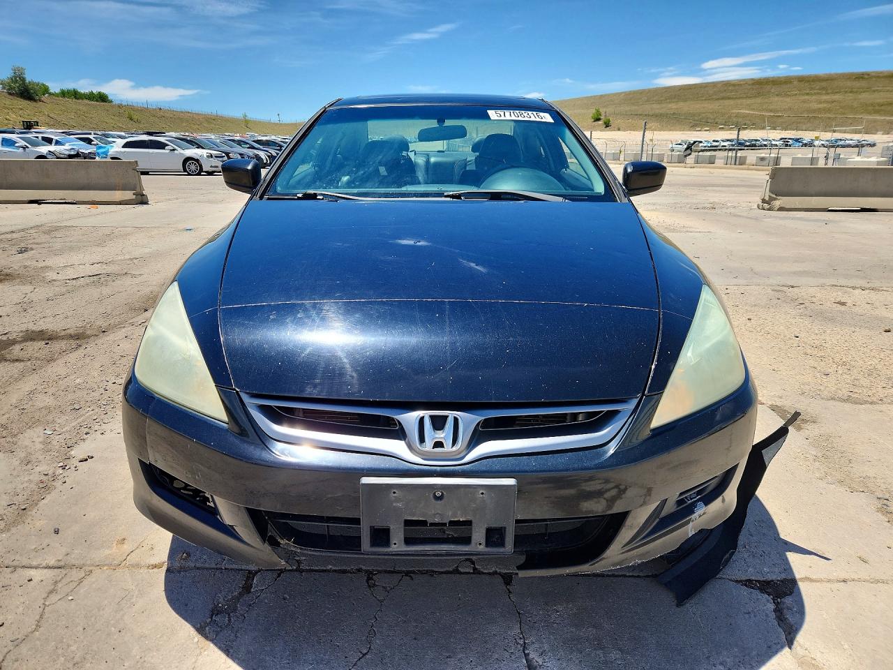 2007 Honda Accord Ex Black vin: 1HGCM726X7A006213