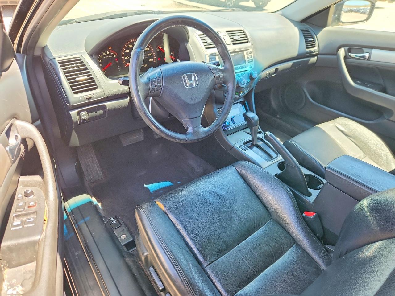 2007 Honda Accord Ex Black vin: 1HGCM726X7A006213