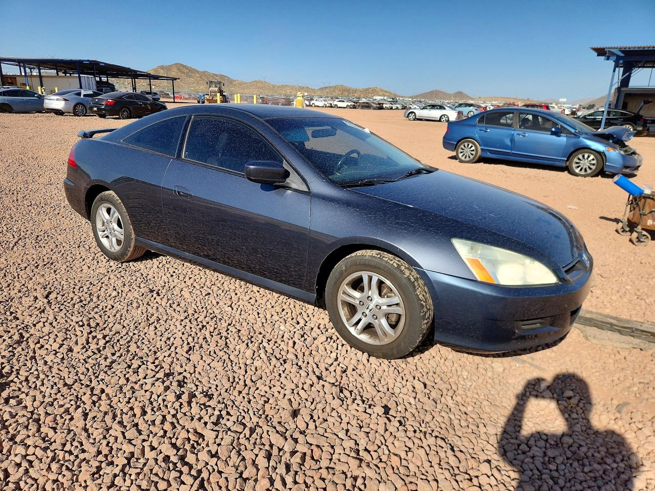 2007 Honda Accord Gray vin: 1HGCM726X7A016269