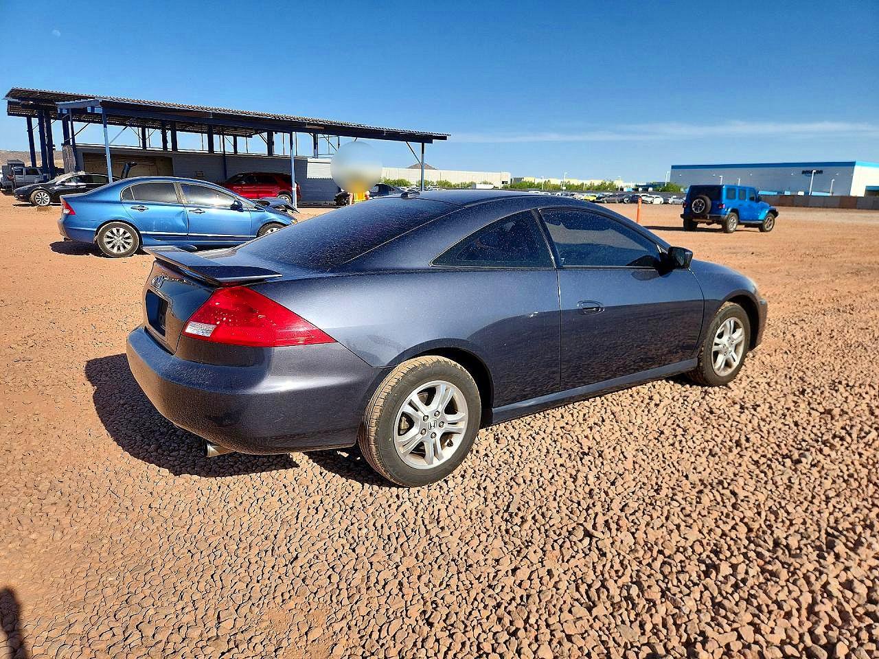 2007 Honda Accord Gray vin: 1HGCM726X7A016269
