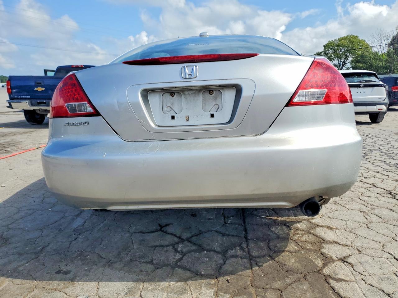 2007 Honda Accord Ex Silver vin: 1HGCM726X7A023786