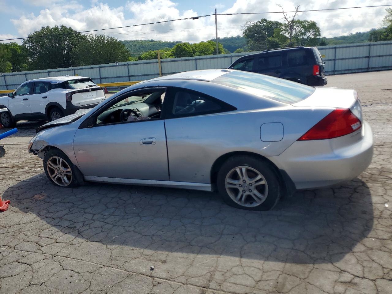 2007 Honda Accord Ex Silver vin: 1HGCM726X7A023786
