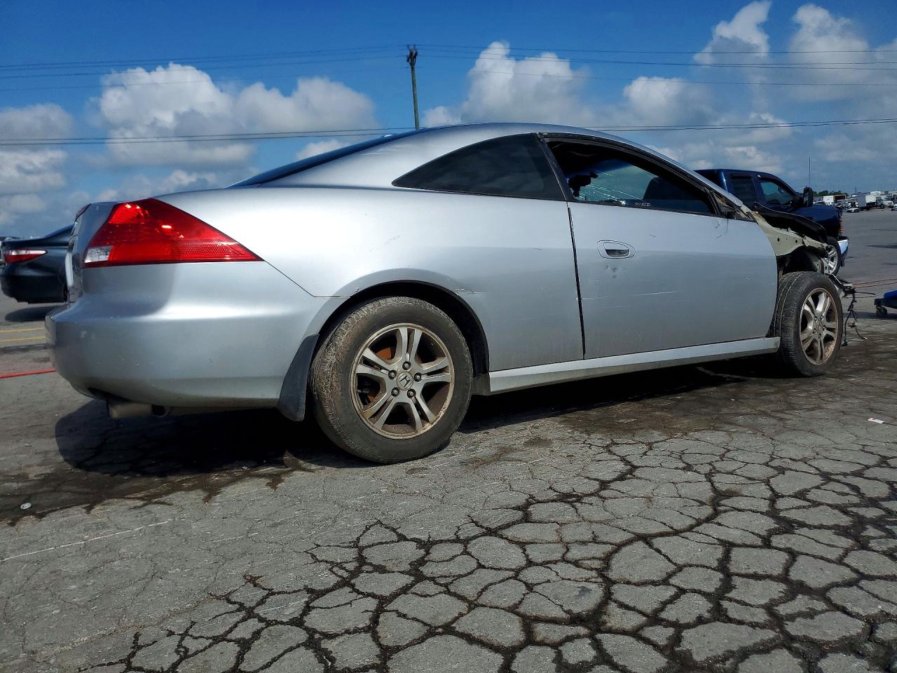 2007 Honda Accord Ex Silver vin: 1HGCM726X7A023786