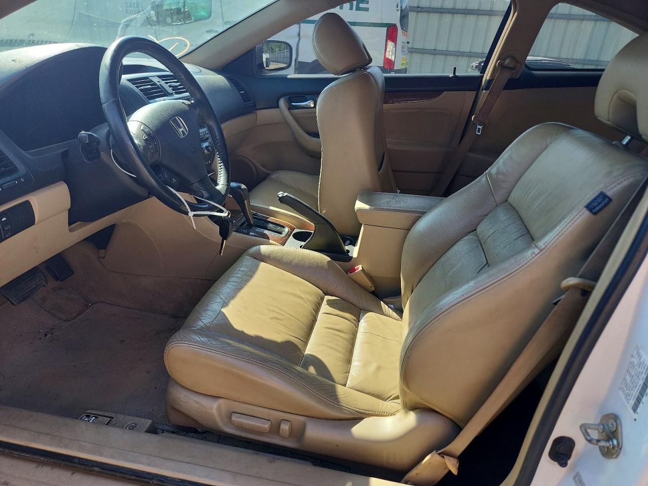 2007 Honda Accord Ex White vin: 1HGCM72707A007640