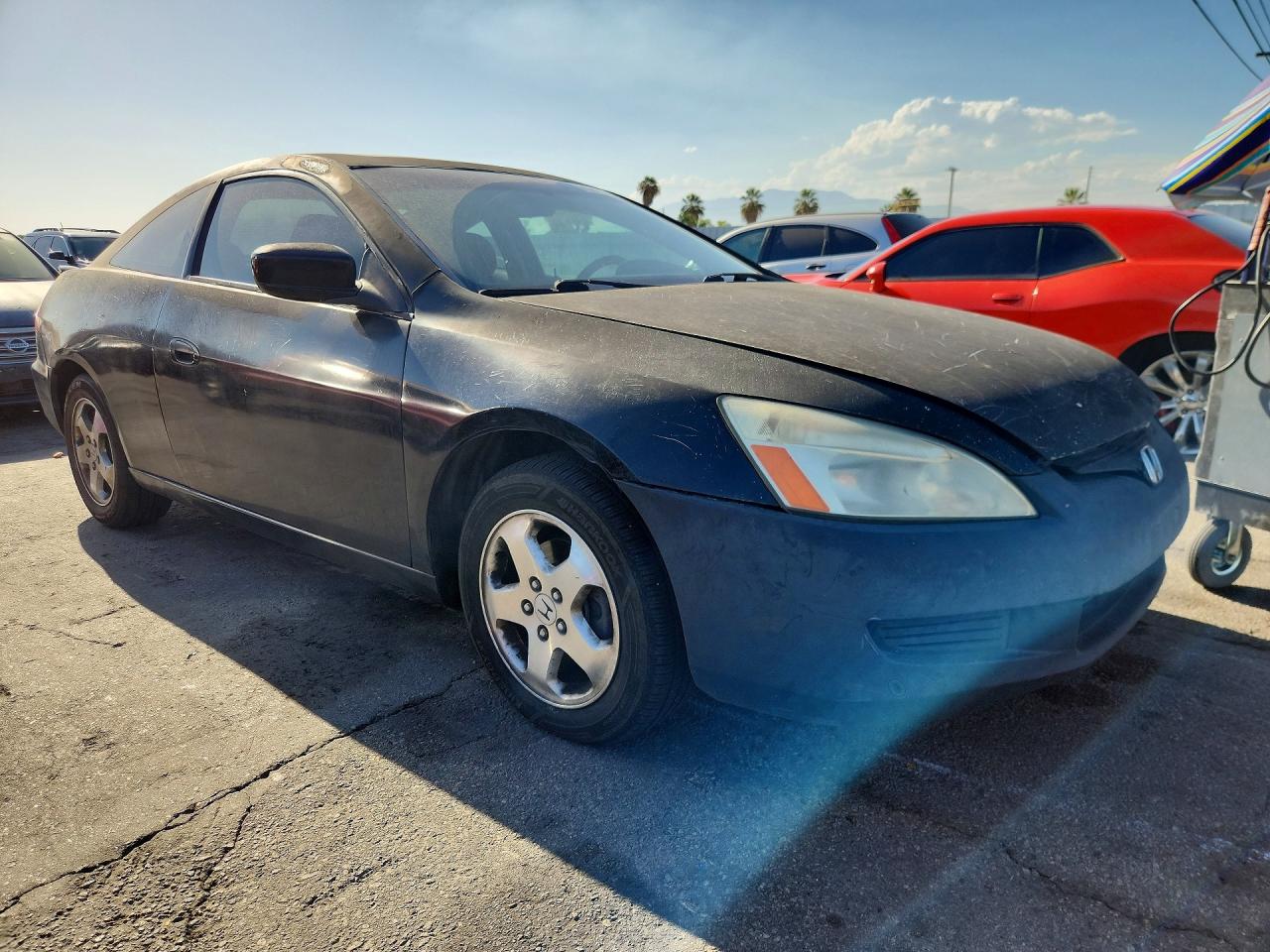 2004 Honda Accord Ex Black vin: 1HGCM72714A000028