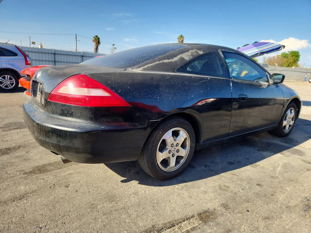 2004 Honda Accord Ex Black vin: 1HGCM72714A000028