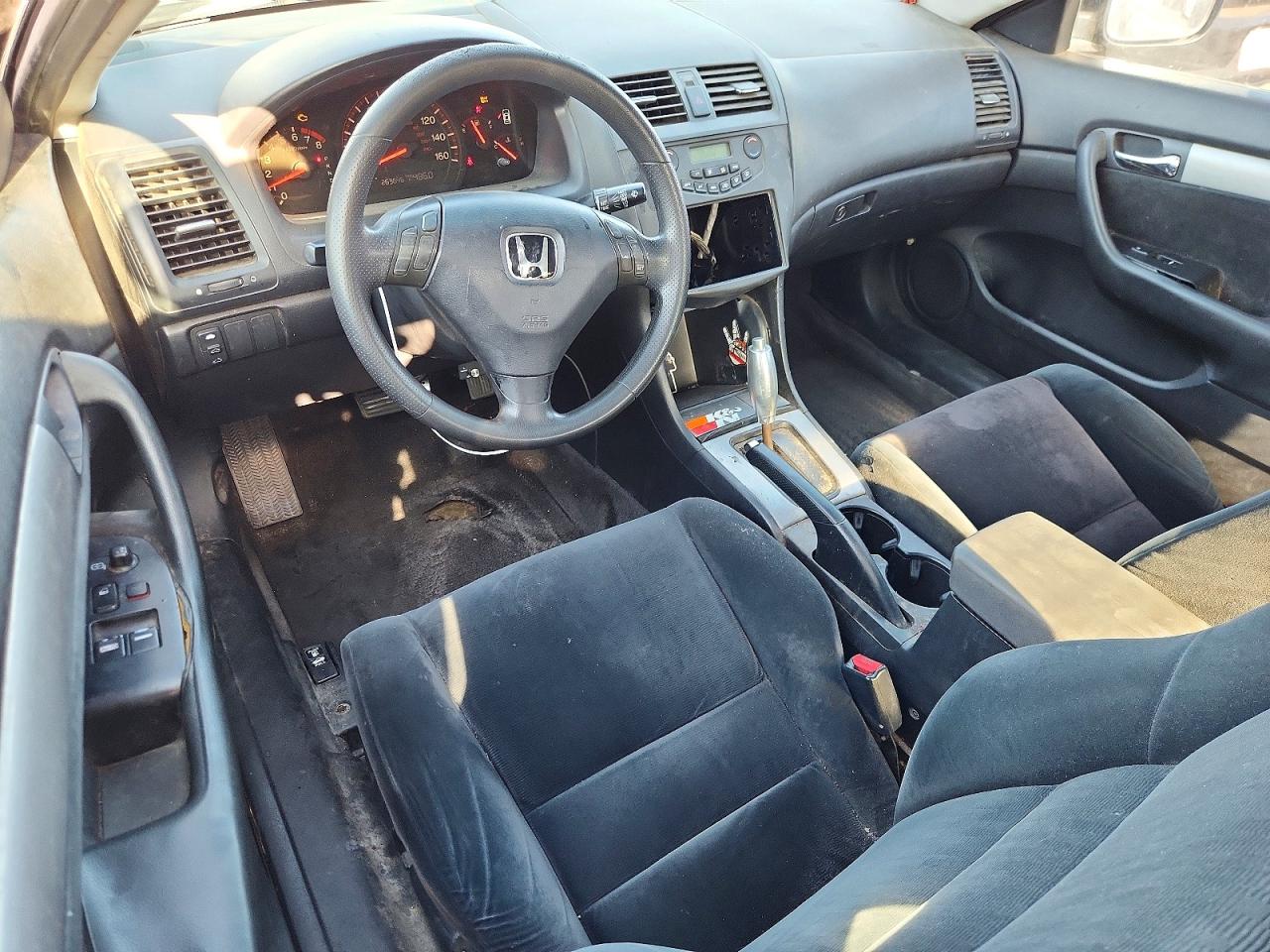 2004 Honda Accord Ex Black vin: 1HGCM72714A000028
