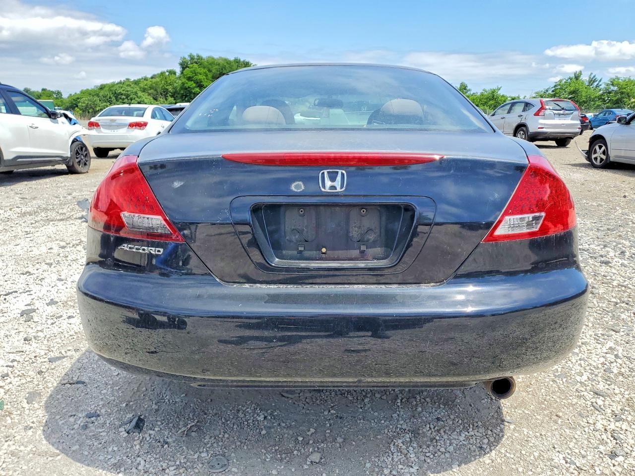 2006 Honda Accord Ex Black vin: 1HGCM72716A000114