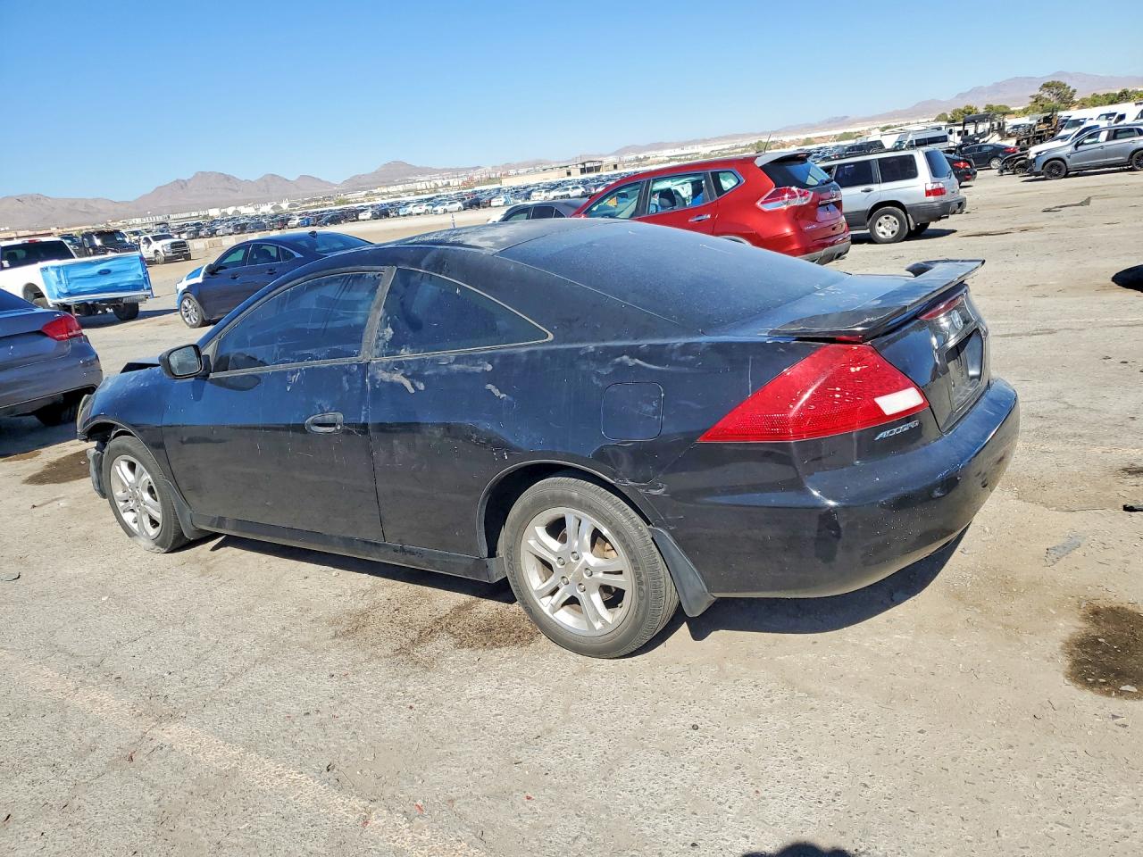 2007 Honda Accord Ex Black vin: 1HGCM72727A002276