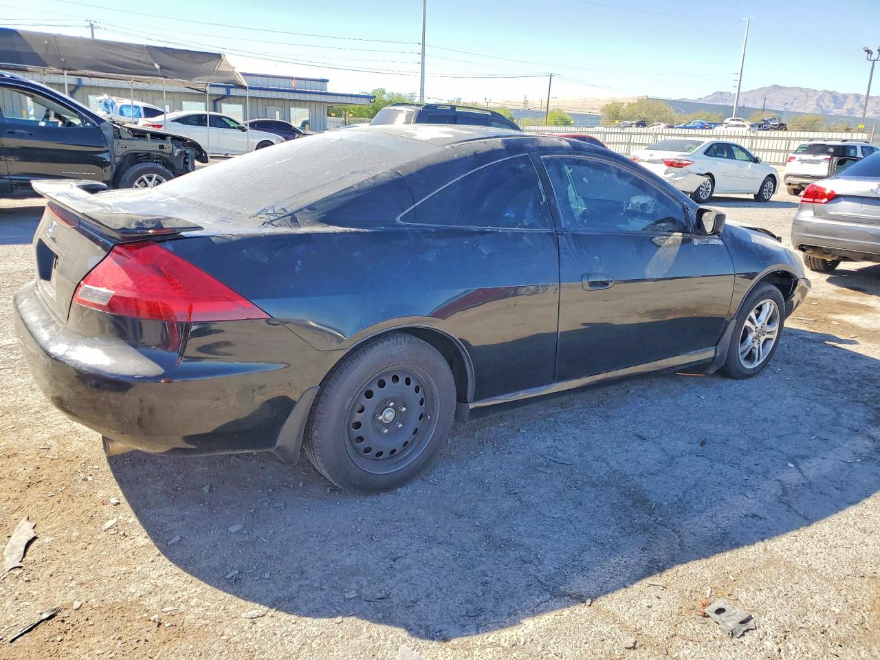 2007 Honda Accord Ex Black vin: 1HGCM72727A002276