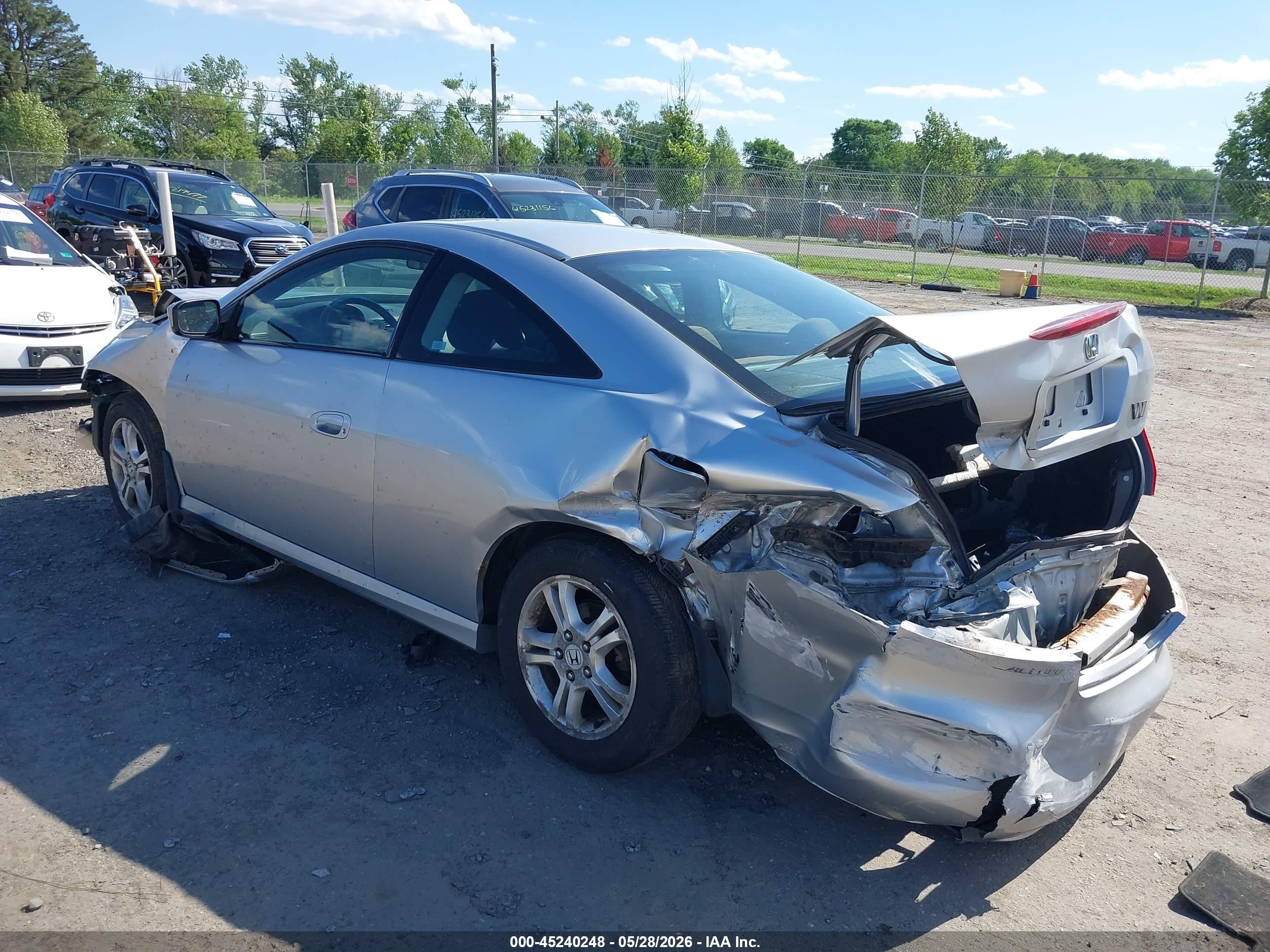 2007 Honda Accord 2.4 Ex Silver vin: 1HGCM72727A020776