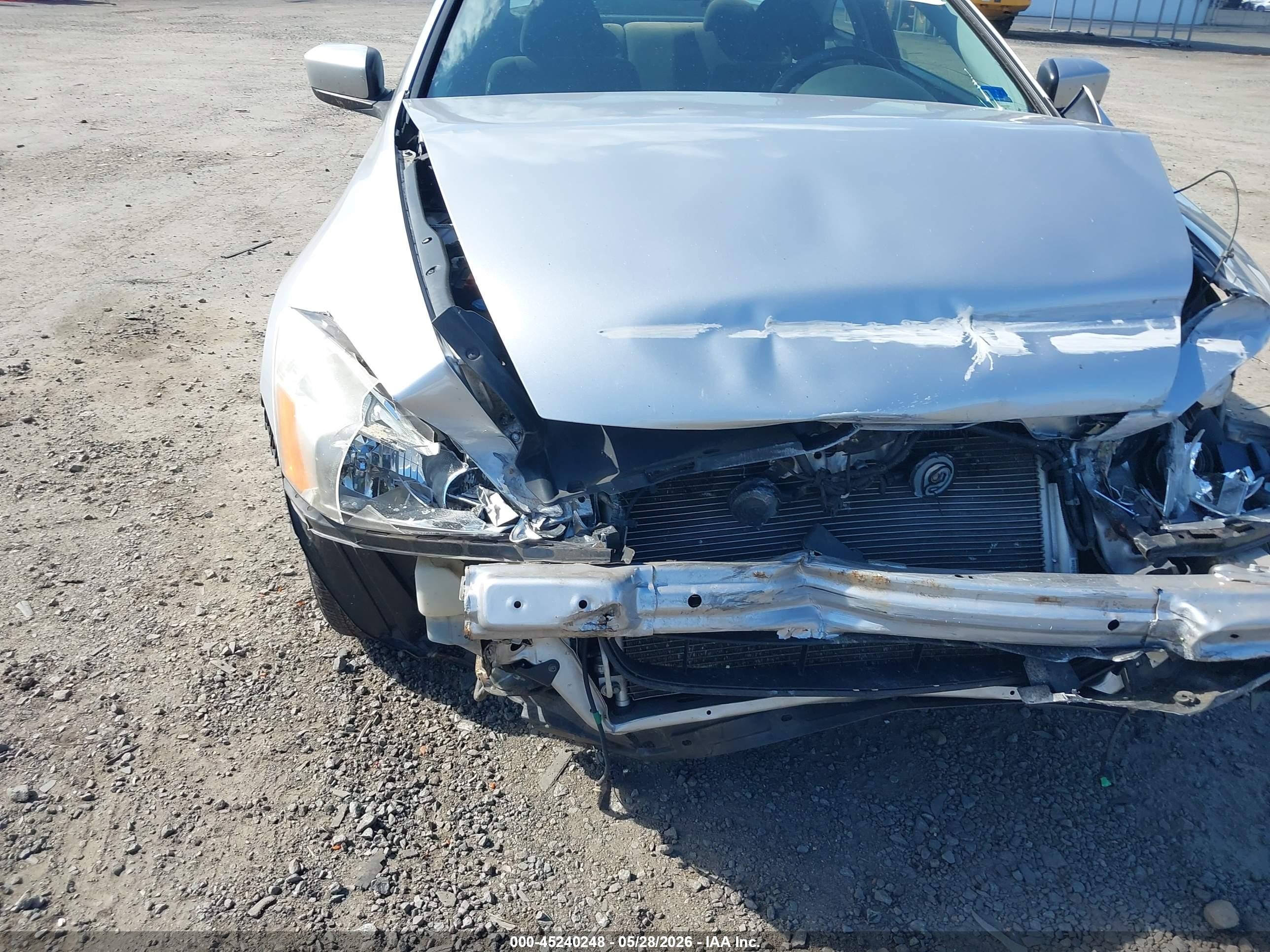2007 Honda Accord 2.4 Ex Silver vin: 1HGCM72727A020776