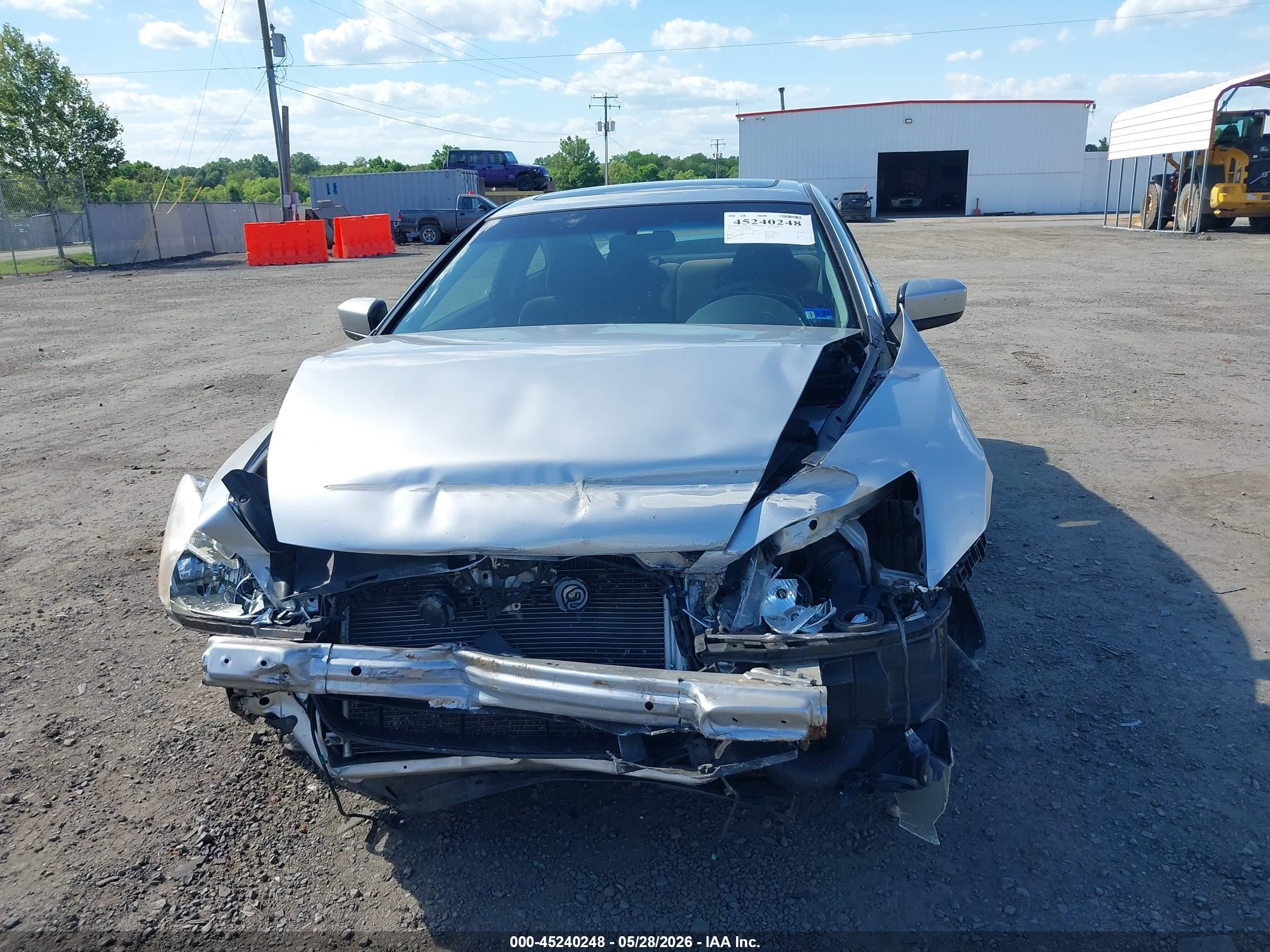 2007 Honda Accord 2.4 Ex Silver vin: 1HGCM72727A020776