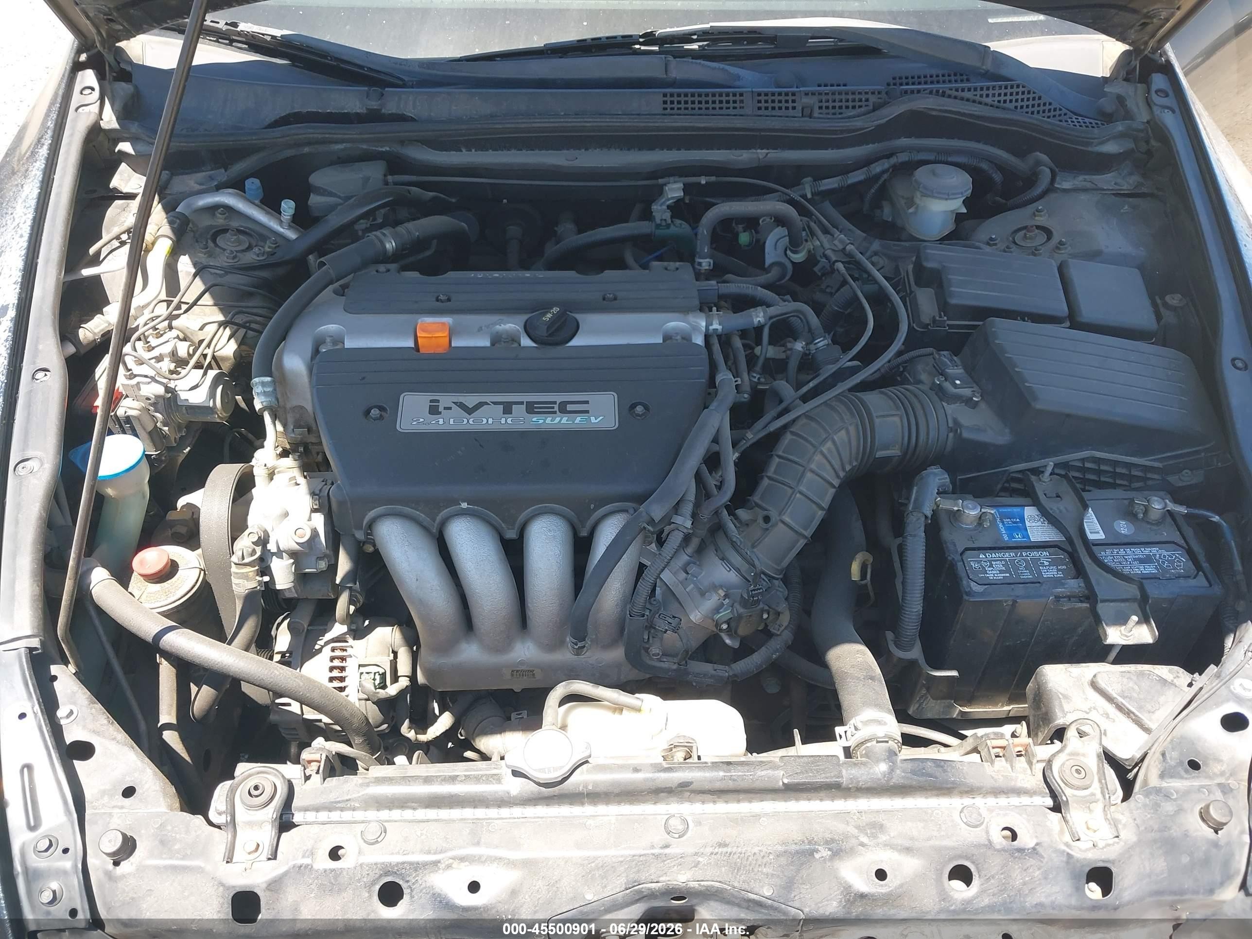 2005 Honda Accord 2.4 Ex Black vin: 1HGCM72735A014112