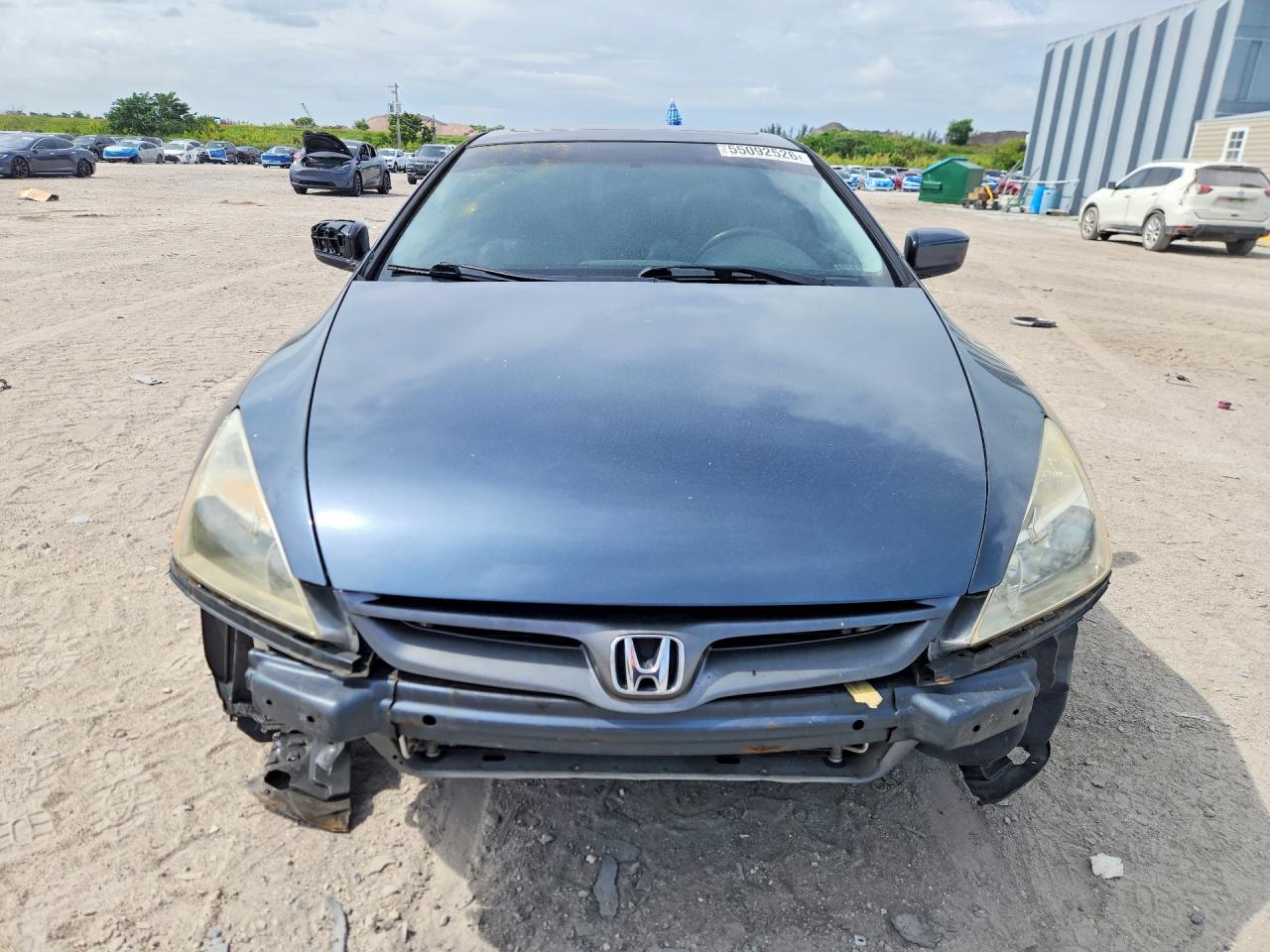 2007 Honda Accord Ex Gray vin: 1HGCM72737A006109