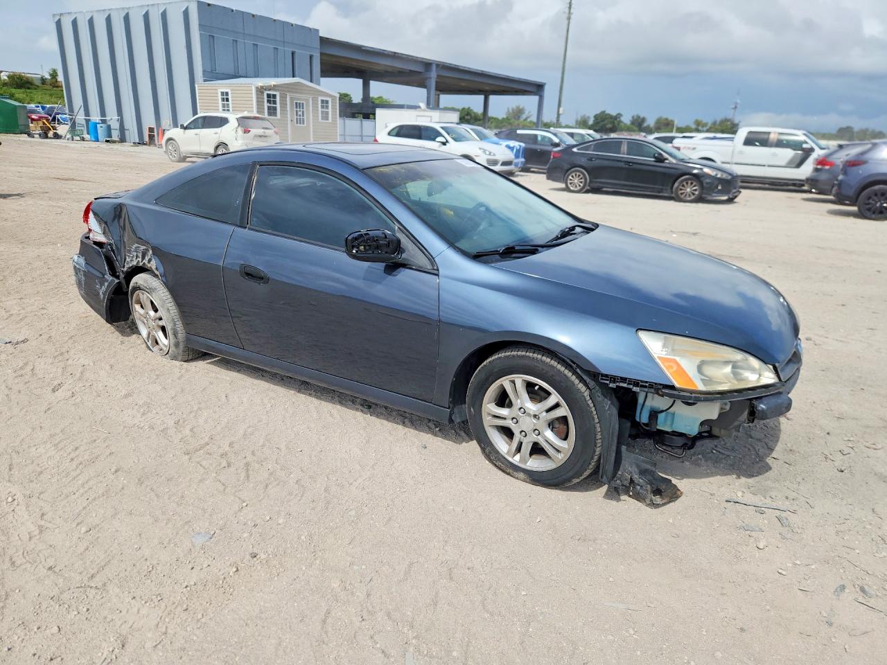 2007 Honda Accord Ex Gray vin: 1HGCM72737A006109