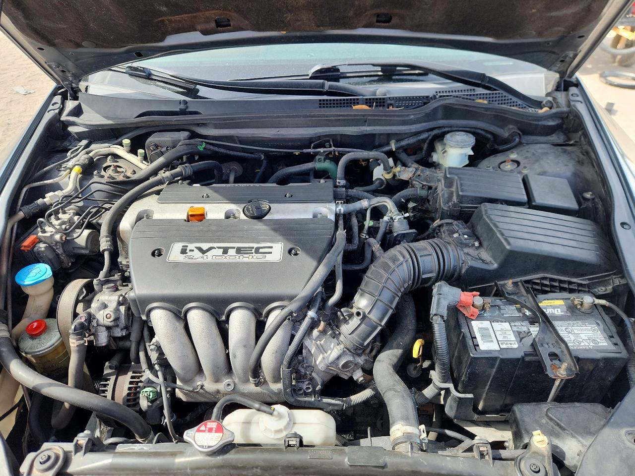 2007 Honda Accord Ex Gray vin: 1HGCM72737A006109
