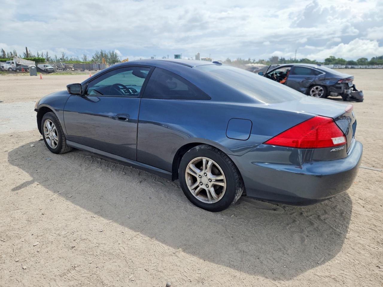 2007 Honda Accord Ex Gray vin: 1HGCM72737A006109