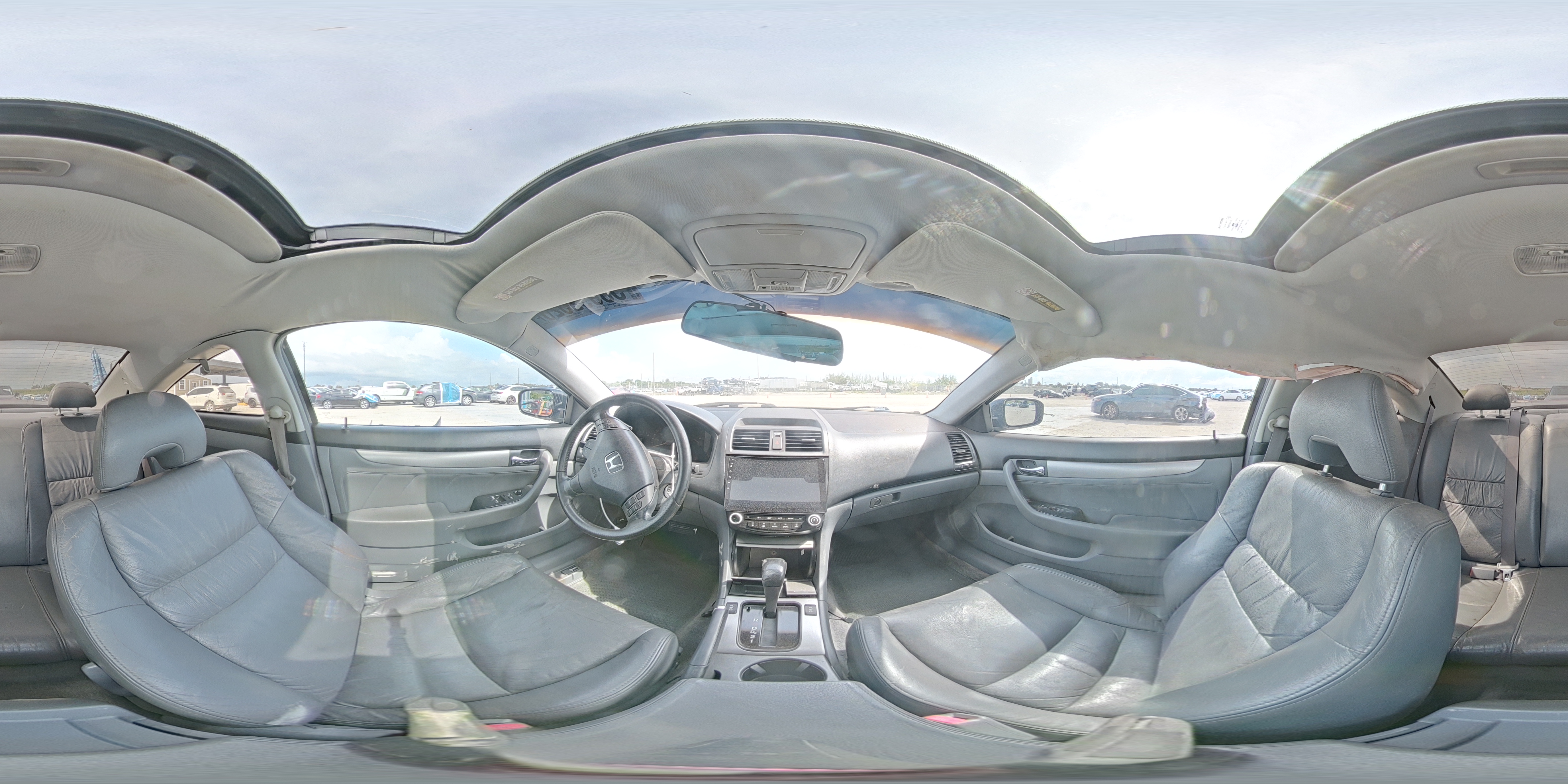 2007 Honda Accord Ex Gray vin: 1HGCM72737A006109