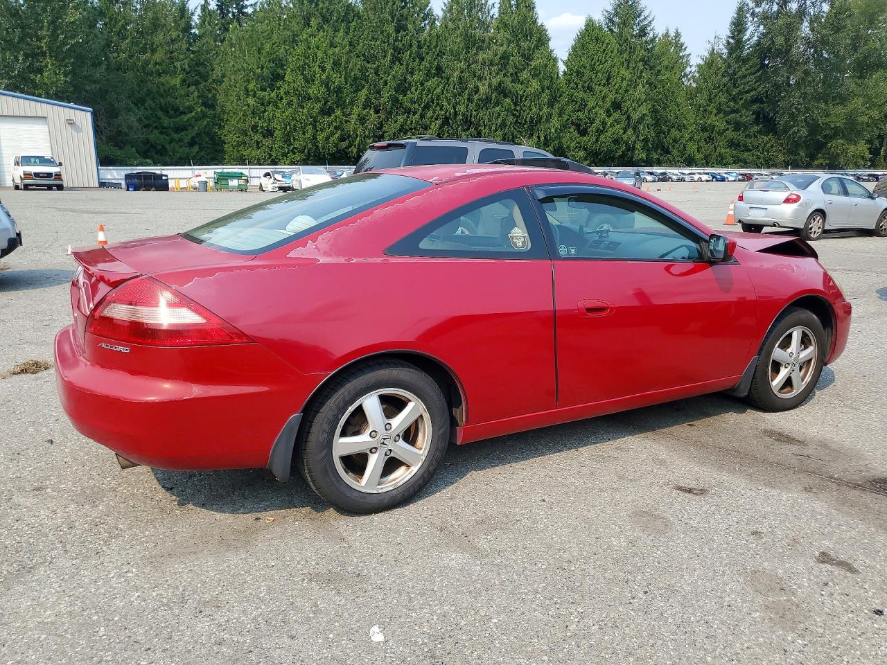 2005 Honda Accord Ex Red vin: 1HGCM72745A011882