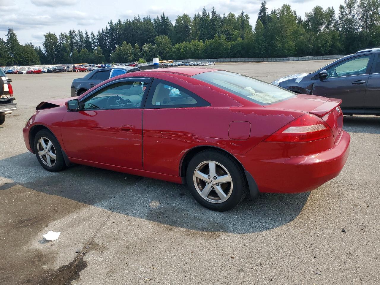 2005 Honda Accord Ex Red vin: 1HGCM72745A011882