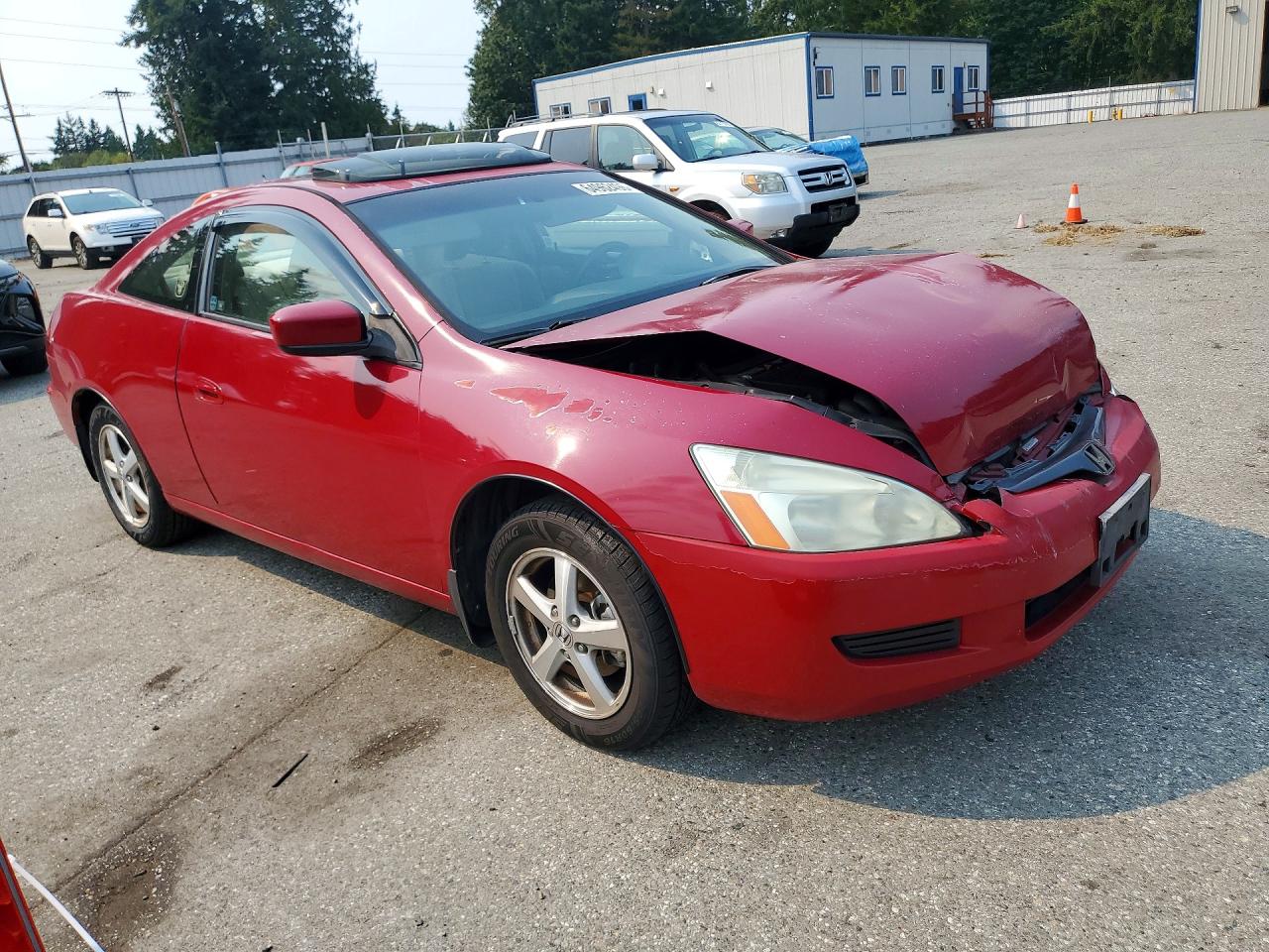 2005 Honda Accord Ex Red vin: 1HGCM72745A011882