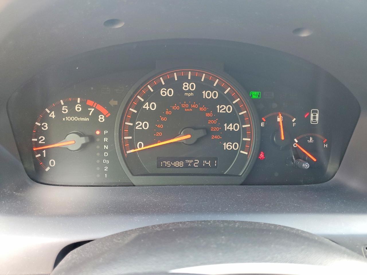 2005 Honda Accord Ex Red vin: 1HGCM72745A011882
